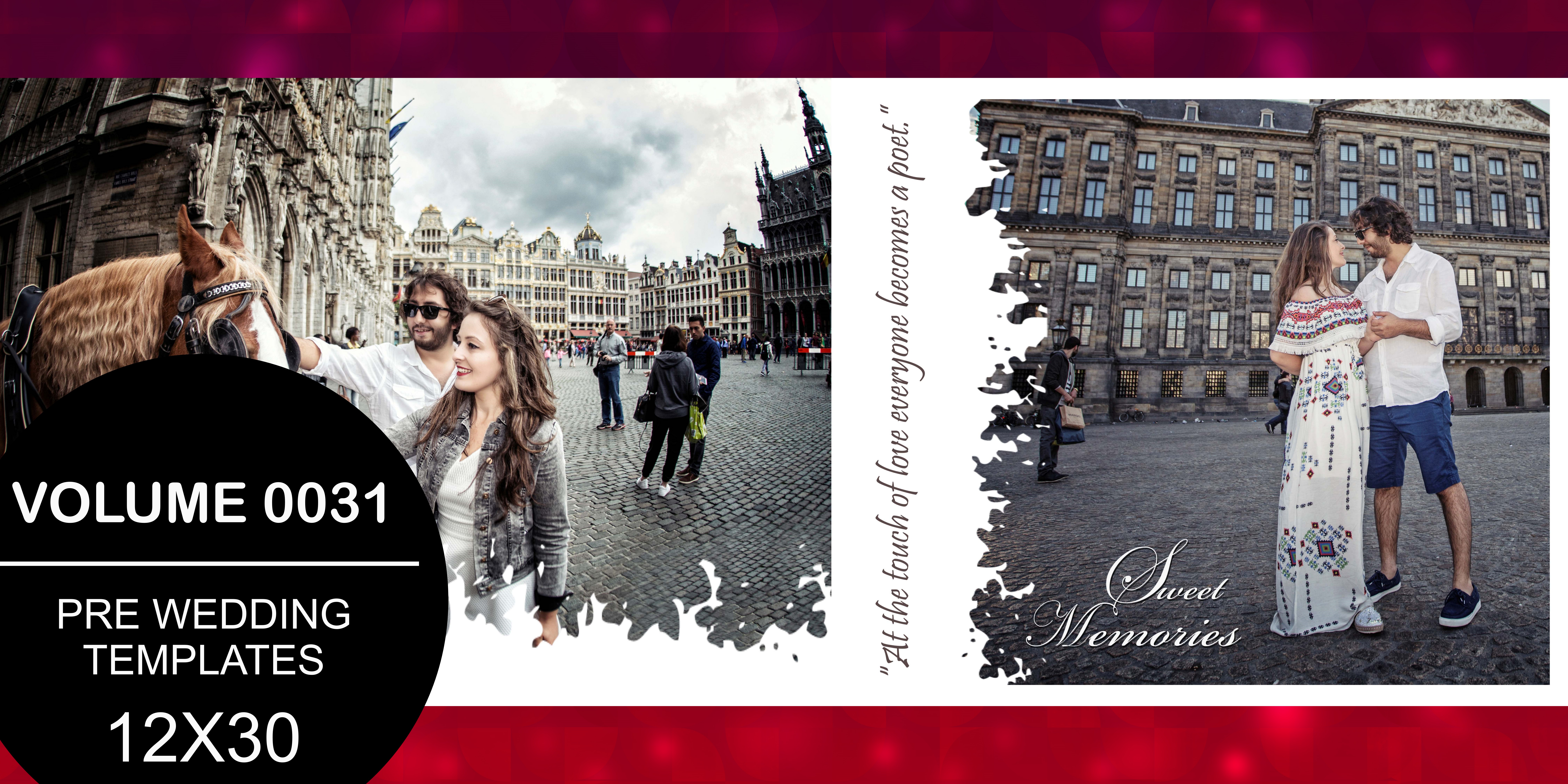Pre Wedding Templates 12X30 - 0031